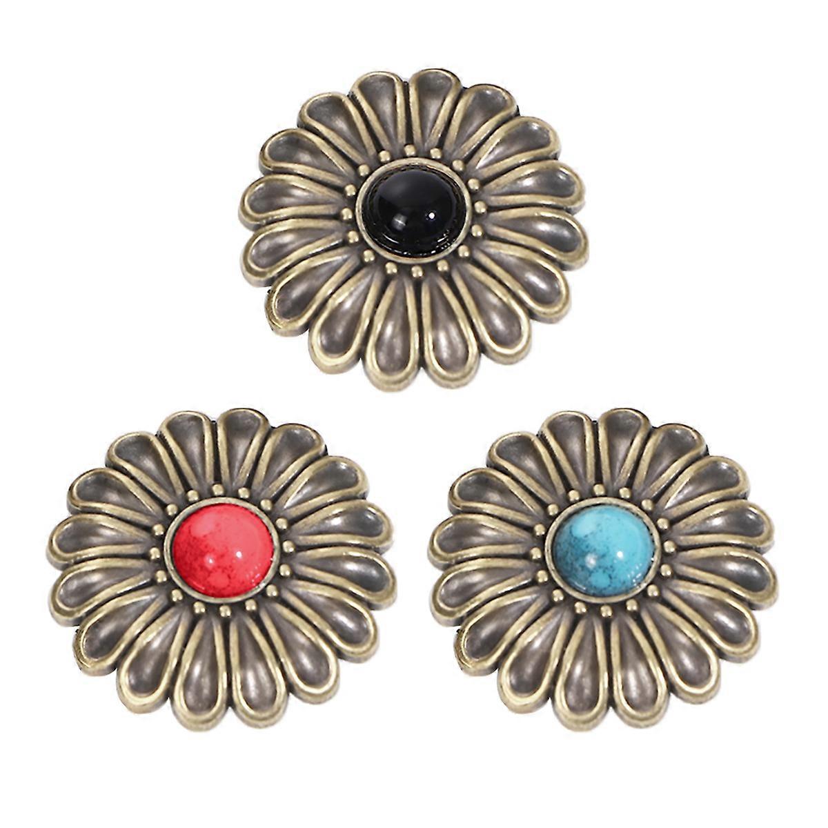 Fasteners Clasp Button Snap Fastener for Decoration 6Pcs Kit
