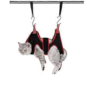 Cat Grooming Hammock Harness for Small Dogs Trimming Nail and Ear/Eye Care XS Size 6.5 inches