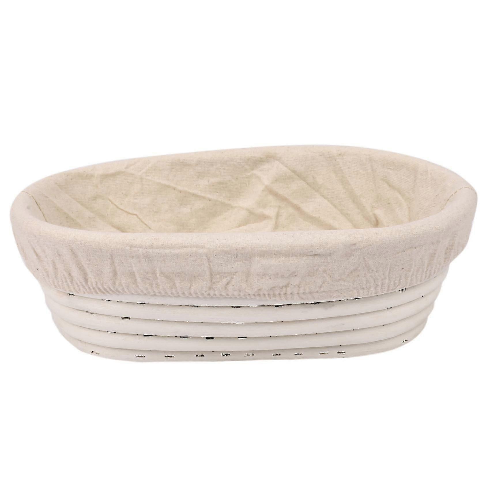 25cm Oval Rattan Cane Bread Proofing Liner Basket Durable