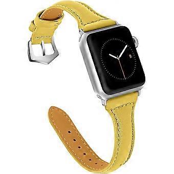 Kompatibles Apple Watch-Armband, 38 mm, 40 mm, 41 mm, Ersatzarmband aus genarbtem Leder für iWatch Series 7, Series 6, SE, Series 5, Series 4, Series 3, Se