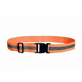 4*105cm Adjustable Reflective Belt Waist Strap High Visibility Safety Reflective Gear Belt Reflective Cycling Walking Running
