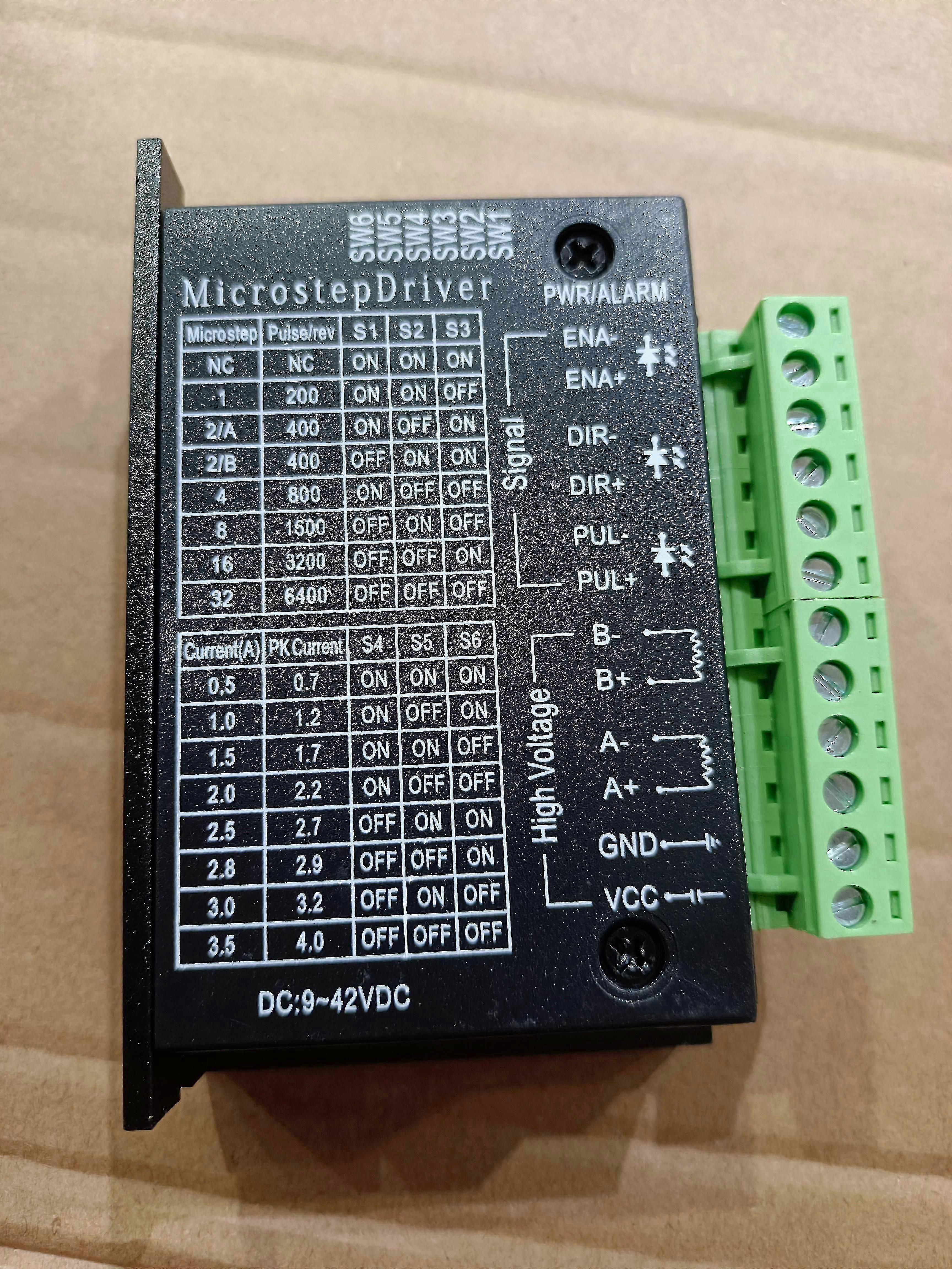 4A Single Axis Stepper Motor Driver Controller TB6600 Micro-Step CNC 9-40V