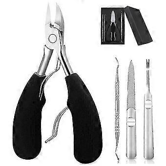 GHJK-Toenail Clippers For Thick Nails, Large Nail Clippers For Thick & Ingrown Toenails Podiatrist Toenail Clippers Kits Stainless Steel Super Sharp C