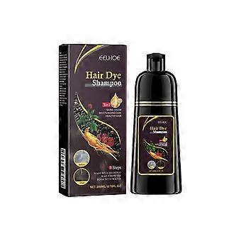 Eelhoe Natural Brown Hair Care Shampoo Plant Extract Nourishing Diy Hair Cleansing Herbal Essence Hair Coloring Shampoo