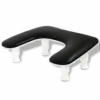 Adjustable Portable Nail Art Armrest, U-Shaped One-Hand Pillow with Angled Cushion for Phototherapy, Height-Adjustable Arm Support for Manicure