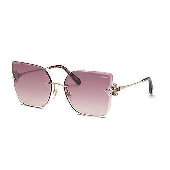 Chopard SCHL91S 0300 Rimless  Unisex Butterfly Sunglasses UV4 Original