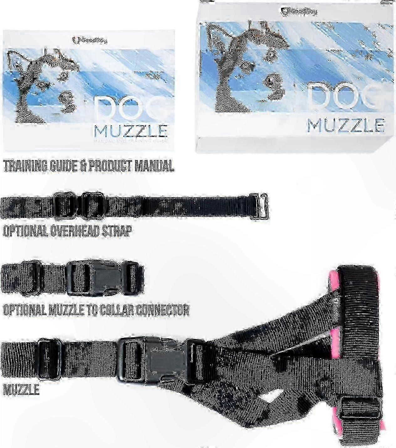 Dog Muzzle Secure Fit Bite Prevention_hp