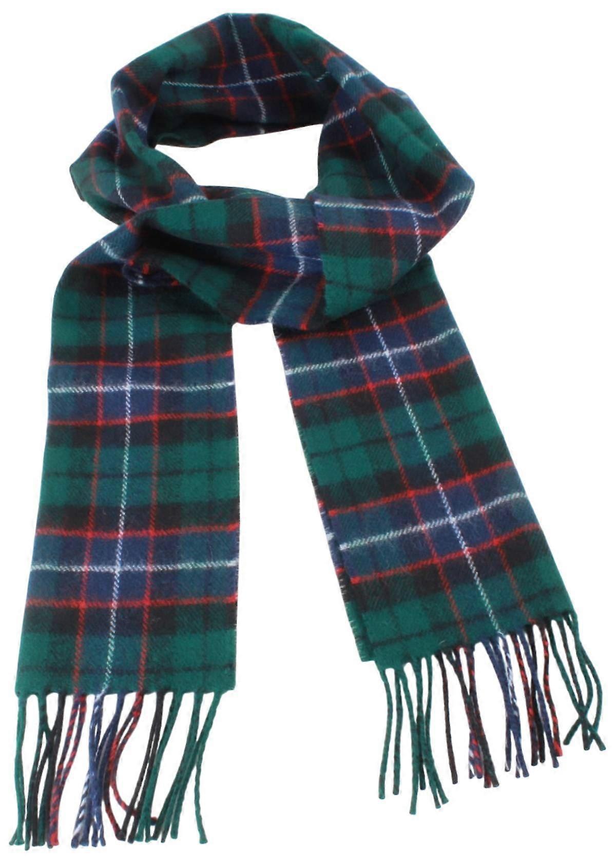 Ingles Buchan Mitchell Lambswool Scarf - Green/Blue/Red