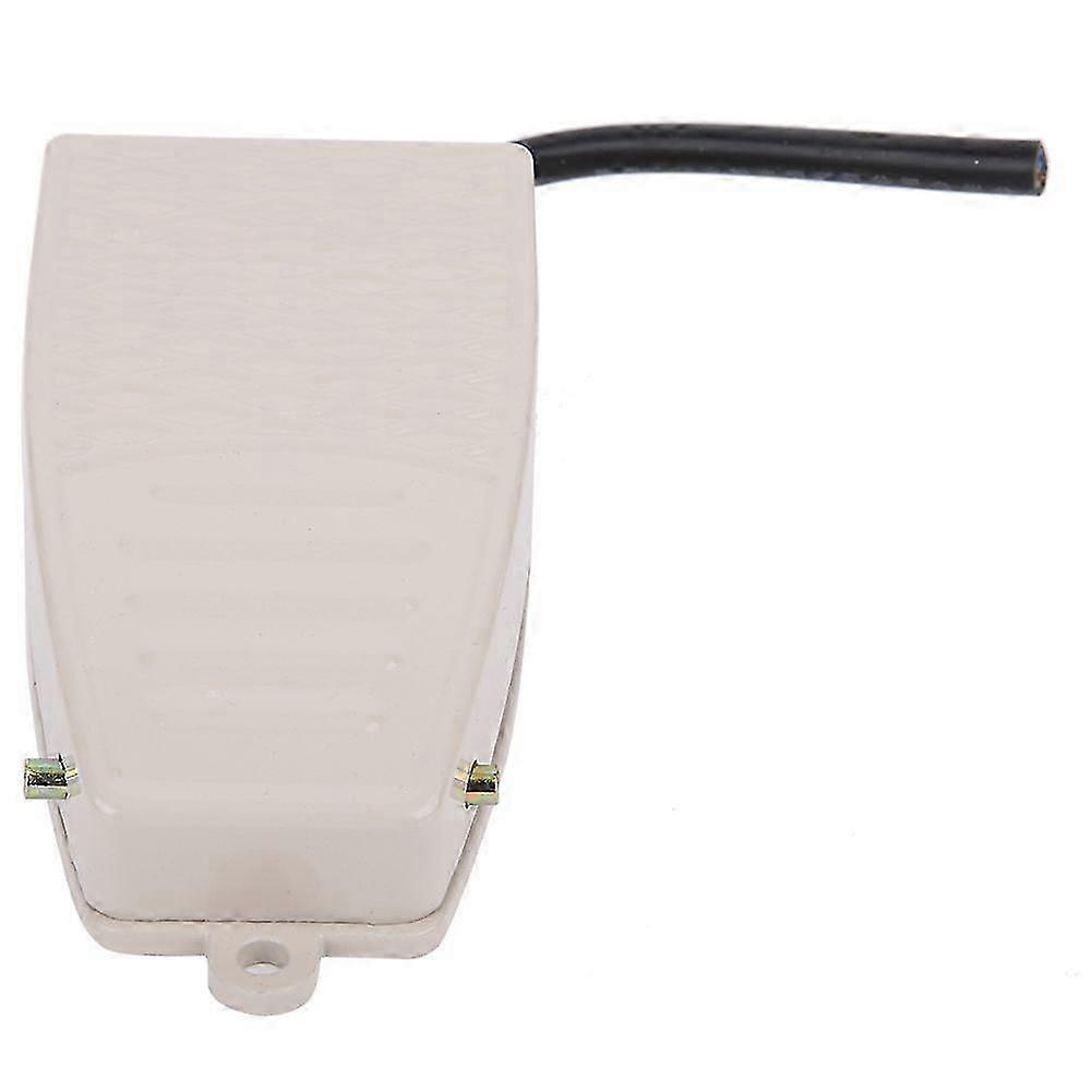 Foot Control Pedal Switch w 10cm Cable No SelfLocking Power Controller compatible with Machine Tool Equipment