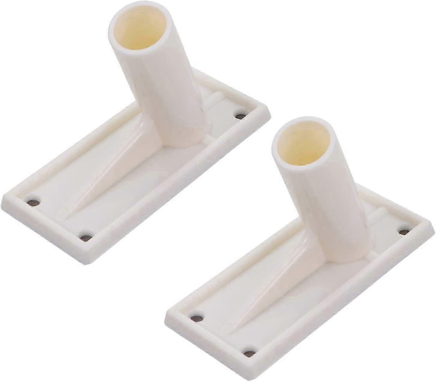 2Pcs Wall Mount Flag Pole Holder Stand, Flag Pole Mounting Bracket Flag Holder [MI]