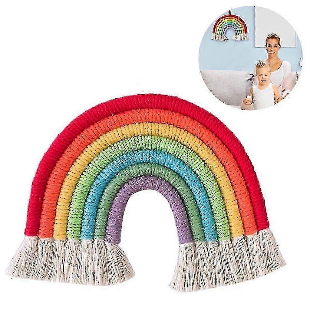 Cotton Rainbow Wall Hanging