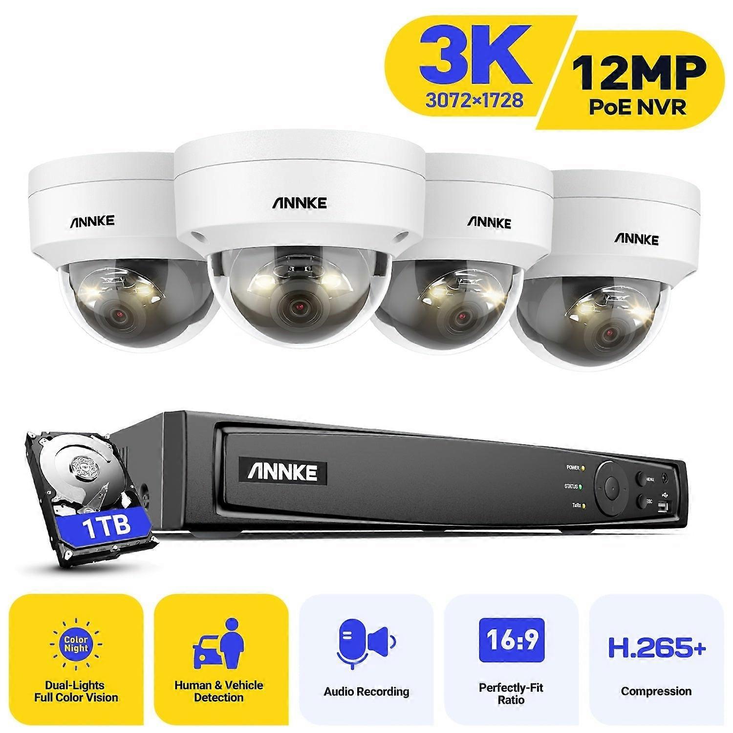 Dome Beveiligingscamera - Bewakingscamera - Videocamera - Camerabewaking
