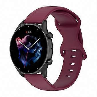 Kompatibel med Mi Watch, 22 mm silikonarmband i enfärgat silikon