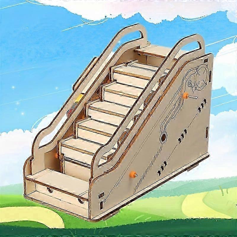 Educational Wooden Escalator Model