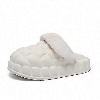Lightweight Winter Cotton Slippers for Men, Indoor Outdoor House Shoes, 2J5641