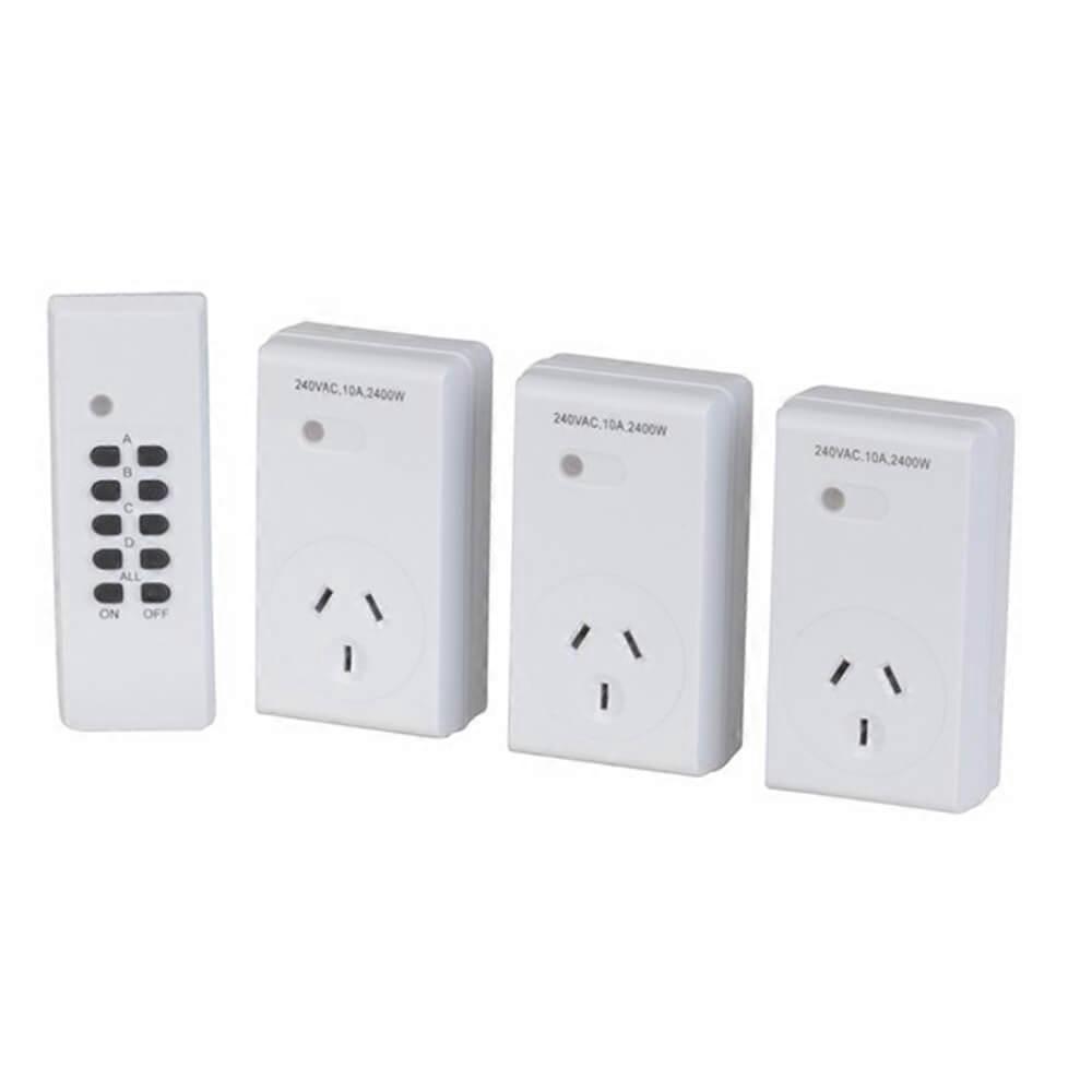 Control My Appliances 3 Outlets Remote Main Switch Power Home Easy
