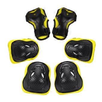 Child Roller Skating Protective Gear Set Adjustable Skating Knee Elbow Pad Hand Guard for 3-8 Boy Girl Skateboarding