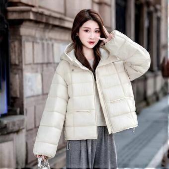Women's short cotton-padded clothes, winter new European and American small hooded down cotton-padded clothes, women's thickened cotton-padded j