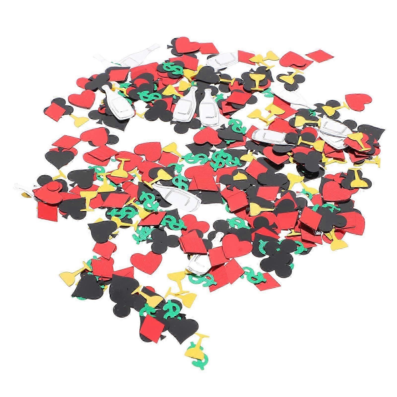 Party Table Confetti Plastic compatible with Decoration 1Pack Assorted Color Theme