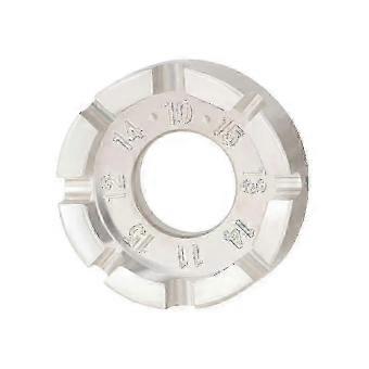 8-Way Galvanized Spoke Nipple Wrench