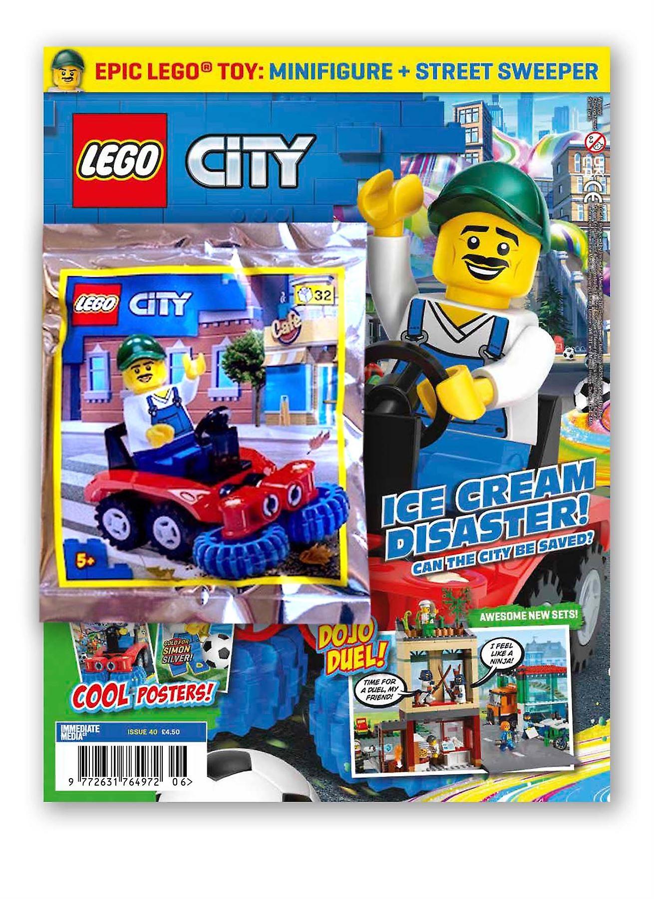 LEGO City Magazine Issue 40 with Sweeper Foil Pack 952106