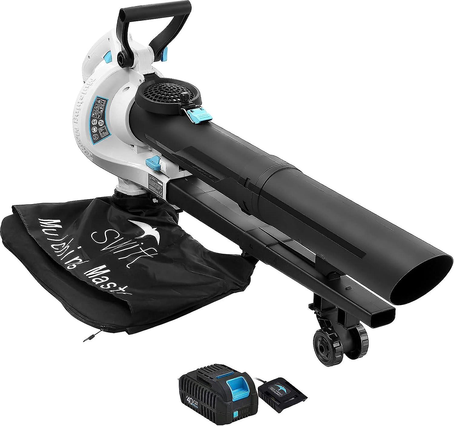 Kit 40V Cordless Leaf Blower Vacuum and Mulcher EBV480D2