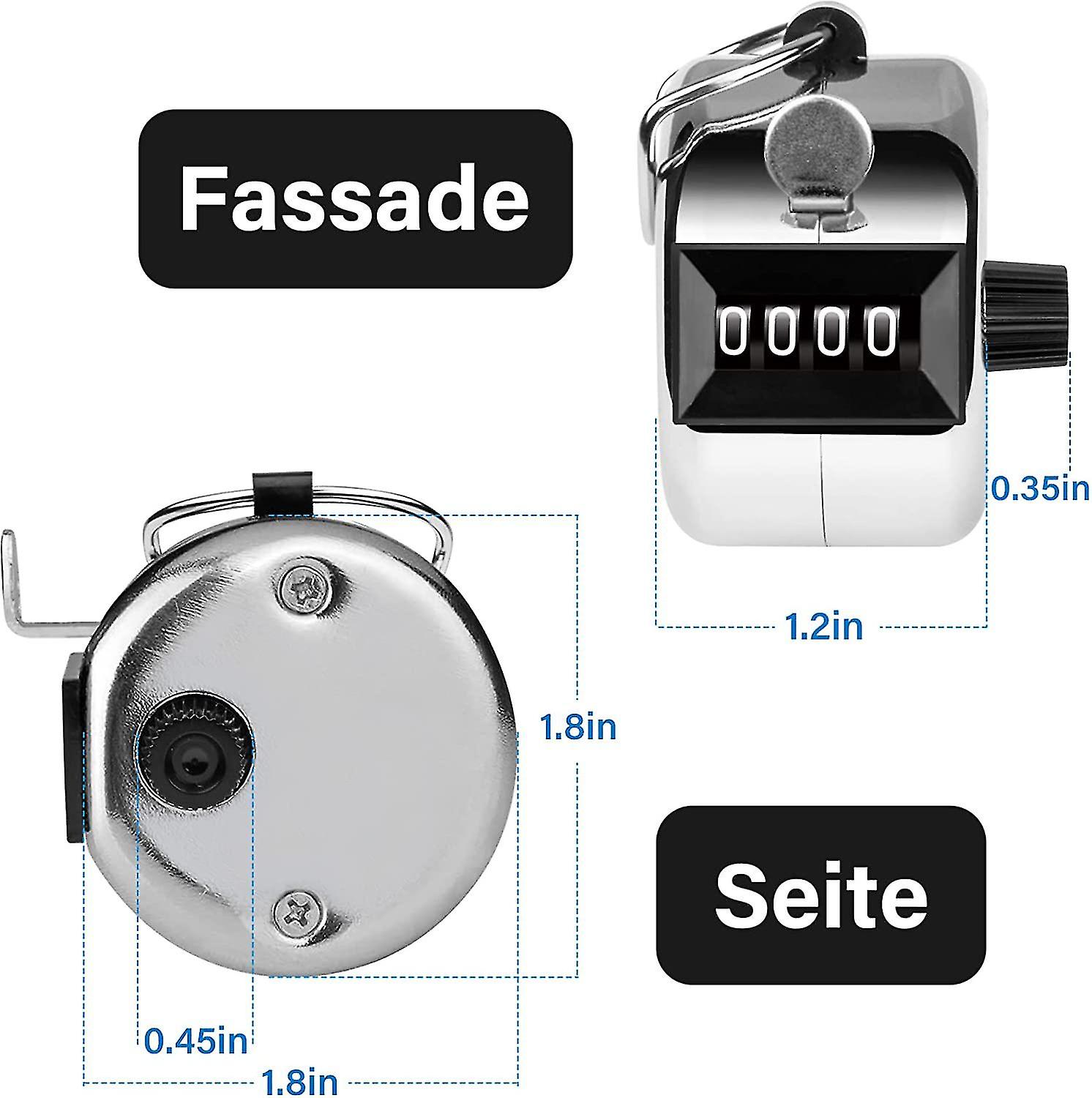 3 Pièces Compteur de Score pour Golf,Golf Frappe Compteur,Compteur de Coup,Score Counter