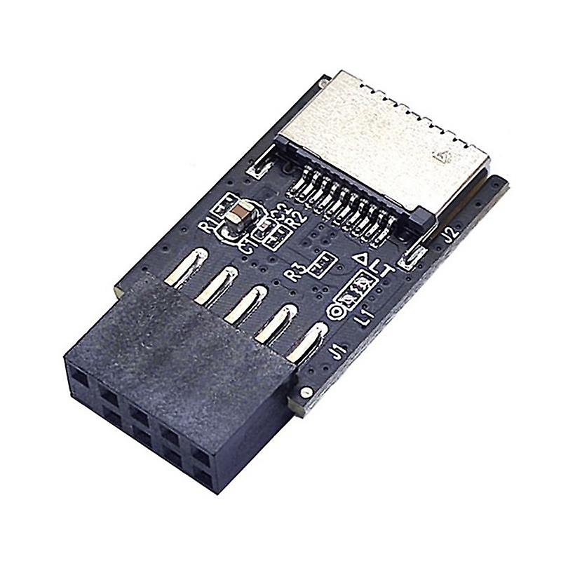 Motherboard USB2.0 9Pin to TYPE-C A-KEY Front Connector Converter USB3.2 TYPE-E Interface Header Ad