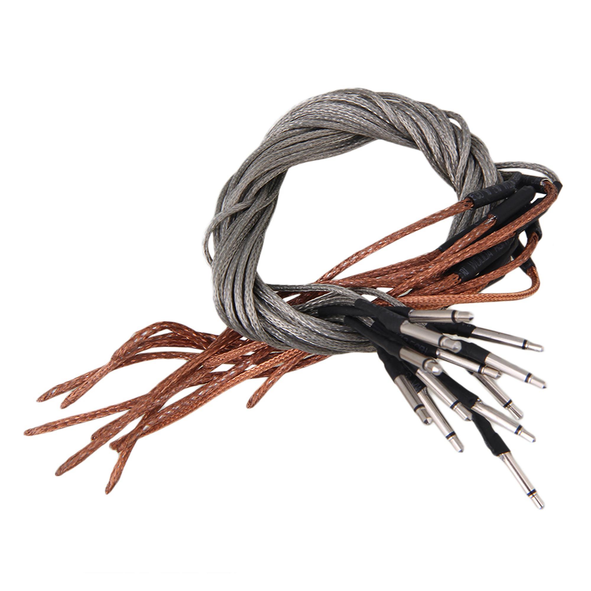 20 Pieces Acoustic Guitar Under Saddle Bridge Soft Piezo Cable Pickup Silver