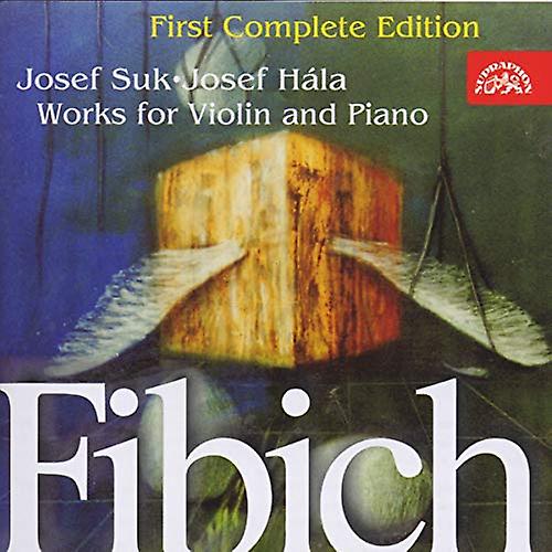 Josef Suk And Josef Hala - Fibich - Music For Violin And Piano [CD]