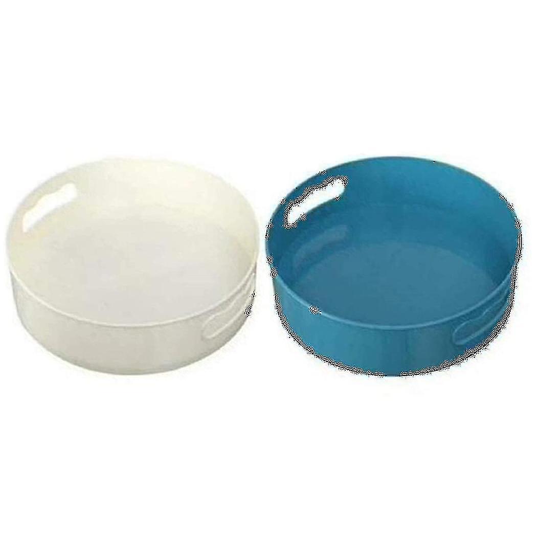 2pcs Multi-function Rotating Tray/kitchen Organizer/cosmetics Organize - 360 Degree Rotating Spice