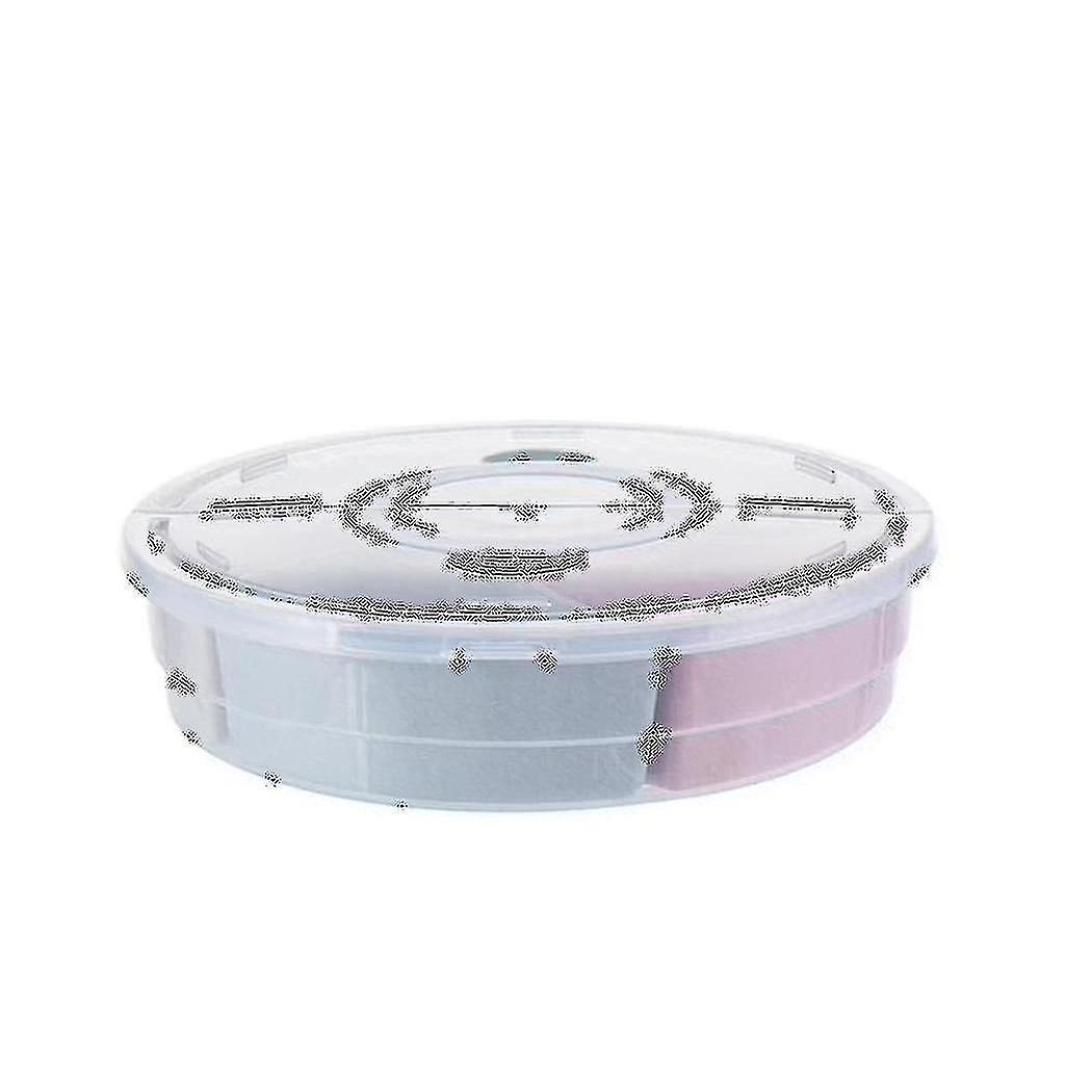 Candy And Nut Serving Container, Appetizer Tray With Lid,multi Sectional Nuts And Candy Snack Servi