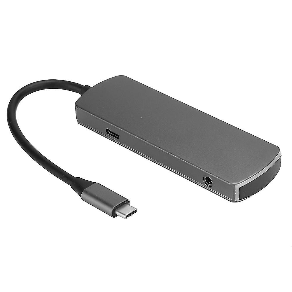 6 In-1 Multifunctional Hd Docking Station Type C To Hdmi Usb3.1 Hub With Pd Charging