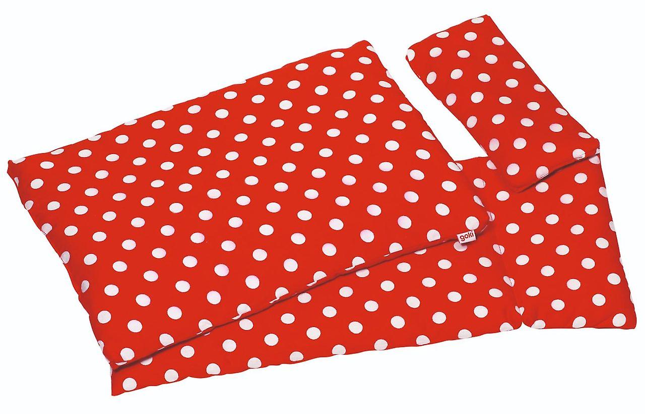Goki Bedding Set For Dolls (Polka Dots)