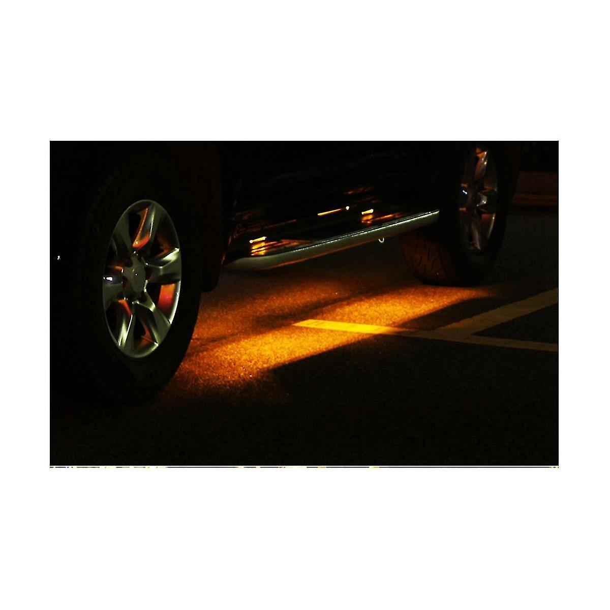 4pcs Car Led Door Side Step Running Board S For Cruiser P 150 2010-2018 (yellow)