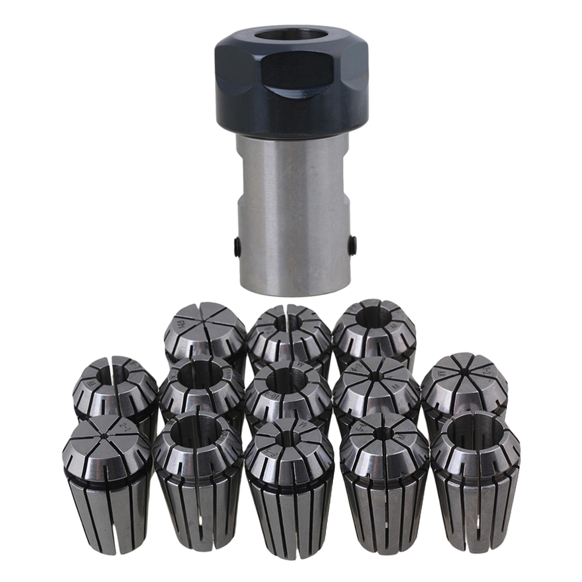 13Pieces Spring Steel Collets with ER20A 10mm Motor Shaft Extension Rod