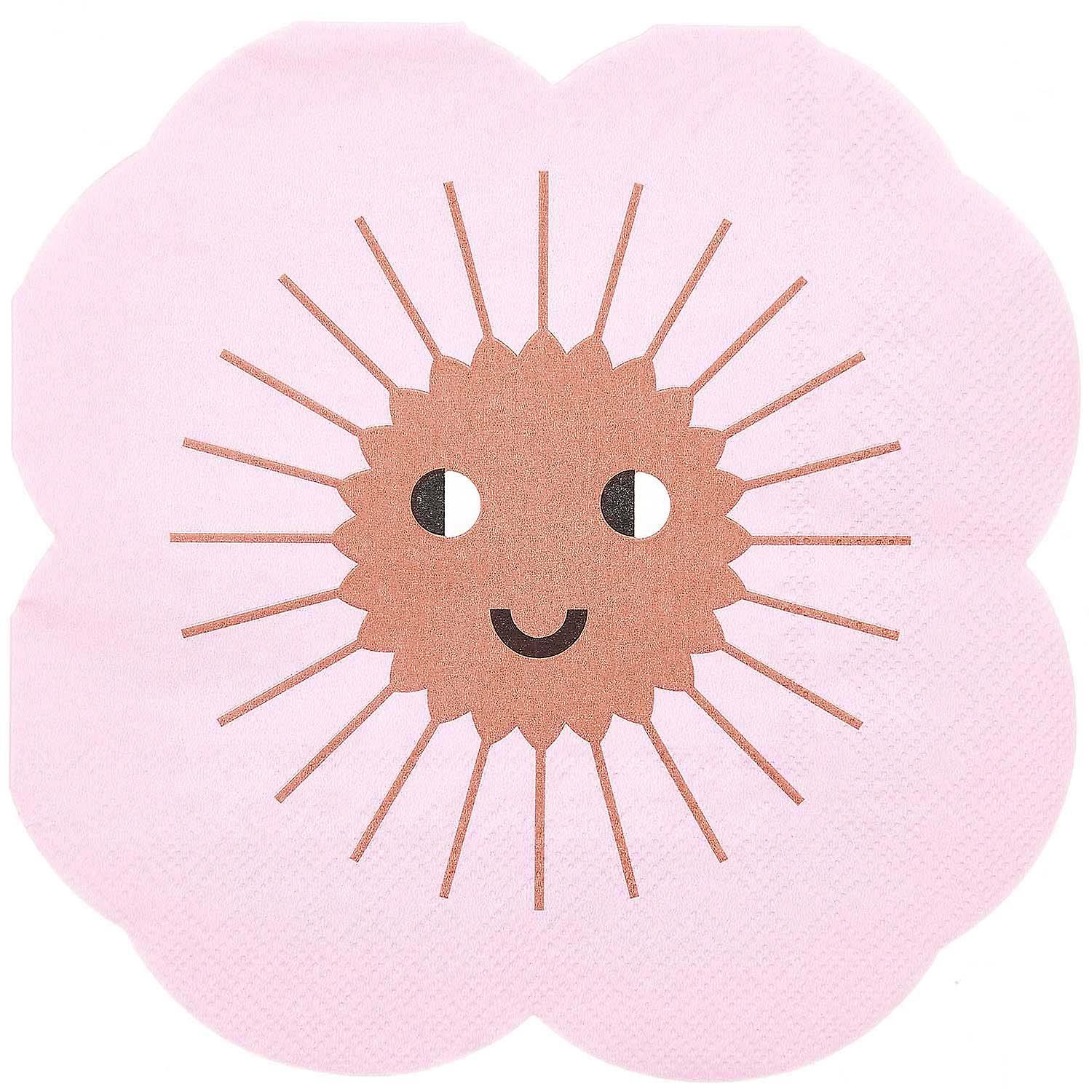 20 paper napkins flower 16 x 16 cm