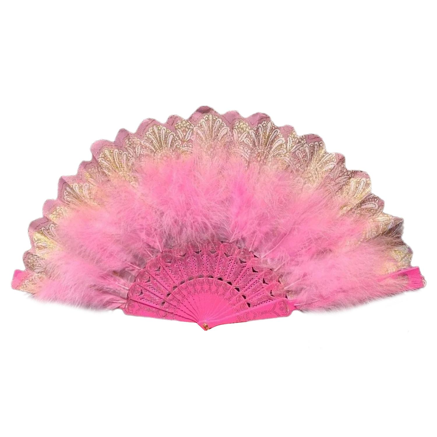 Classical Folding Fan Retro Style Tassel Design Vivid Color Ultra-Light Grip Comfortable Decorative