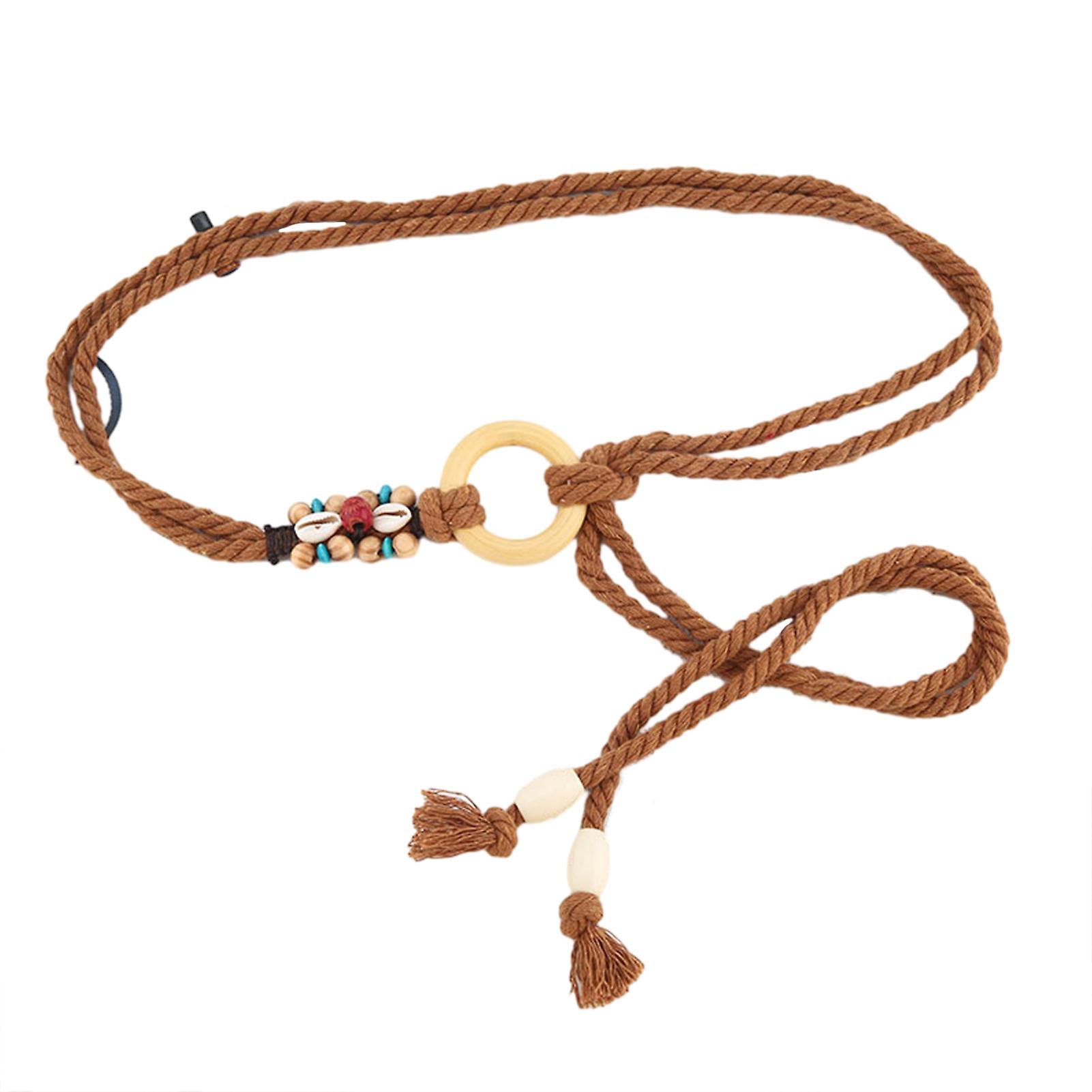 Bohemian-style Ethnic Style Belt Stylish Adjustable Waistband for Women Wearing