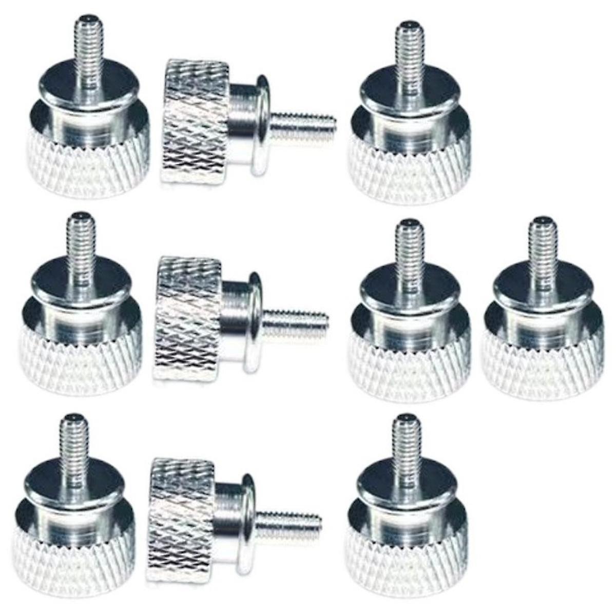 10Pcs/Lot UNC6 -32 M3.5 Hand Screw for GPU Holder PSU Computer Case Side Panel Screws PC Assemble W