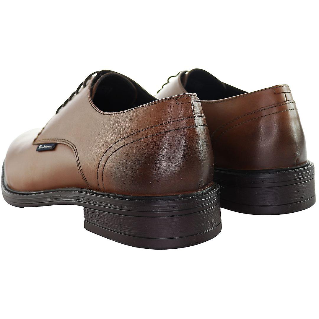 Ben Sherman Pat Lace-Up Brown Smooth Leather Mens Shoes  display picture 1