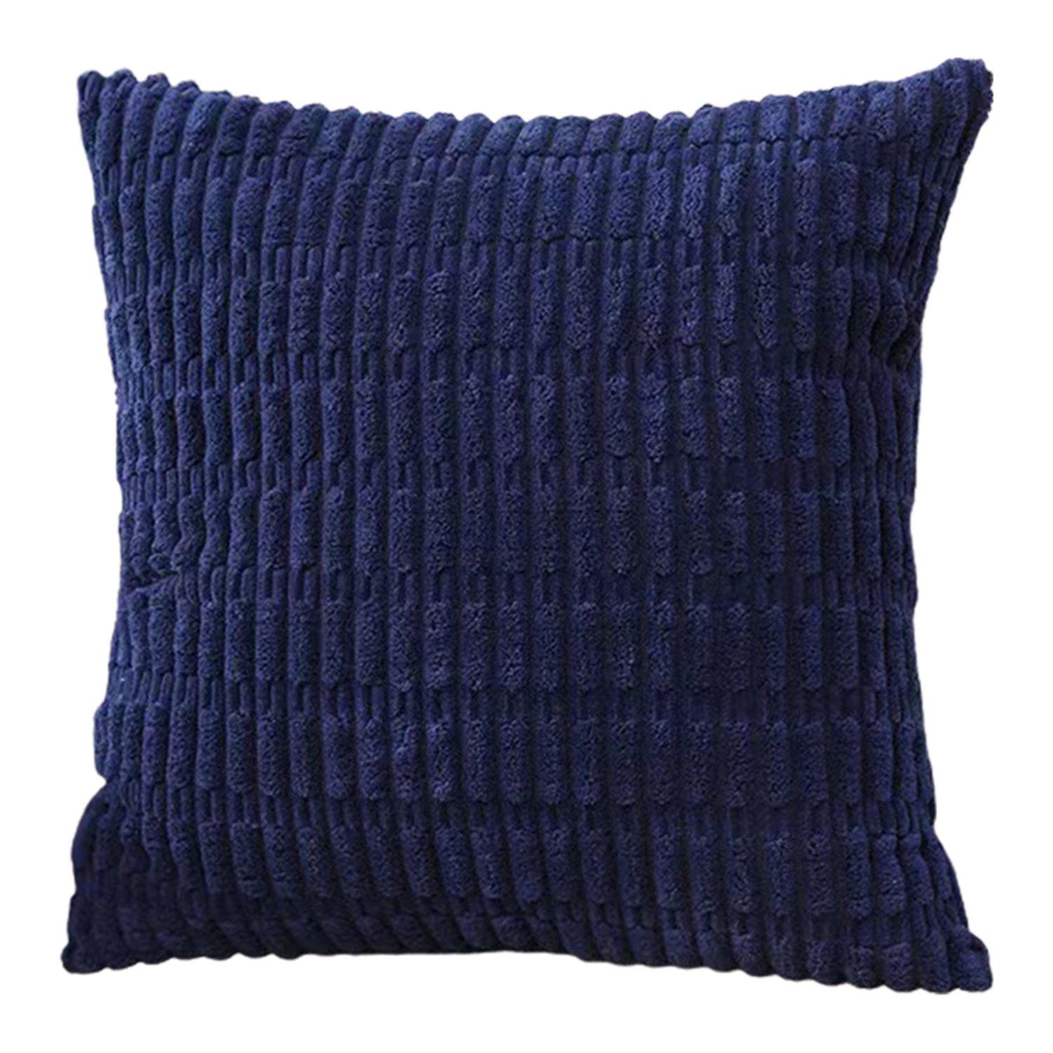 Pillow Cover Comfortable Soft Boho Striped Throw Pillow Case with Hidden Zipper for Home Sofa Decora