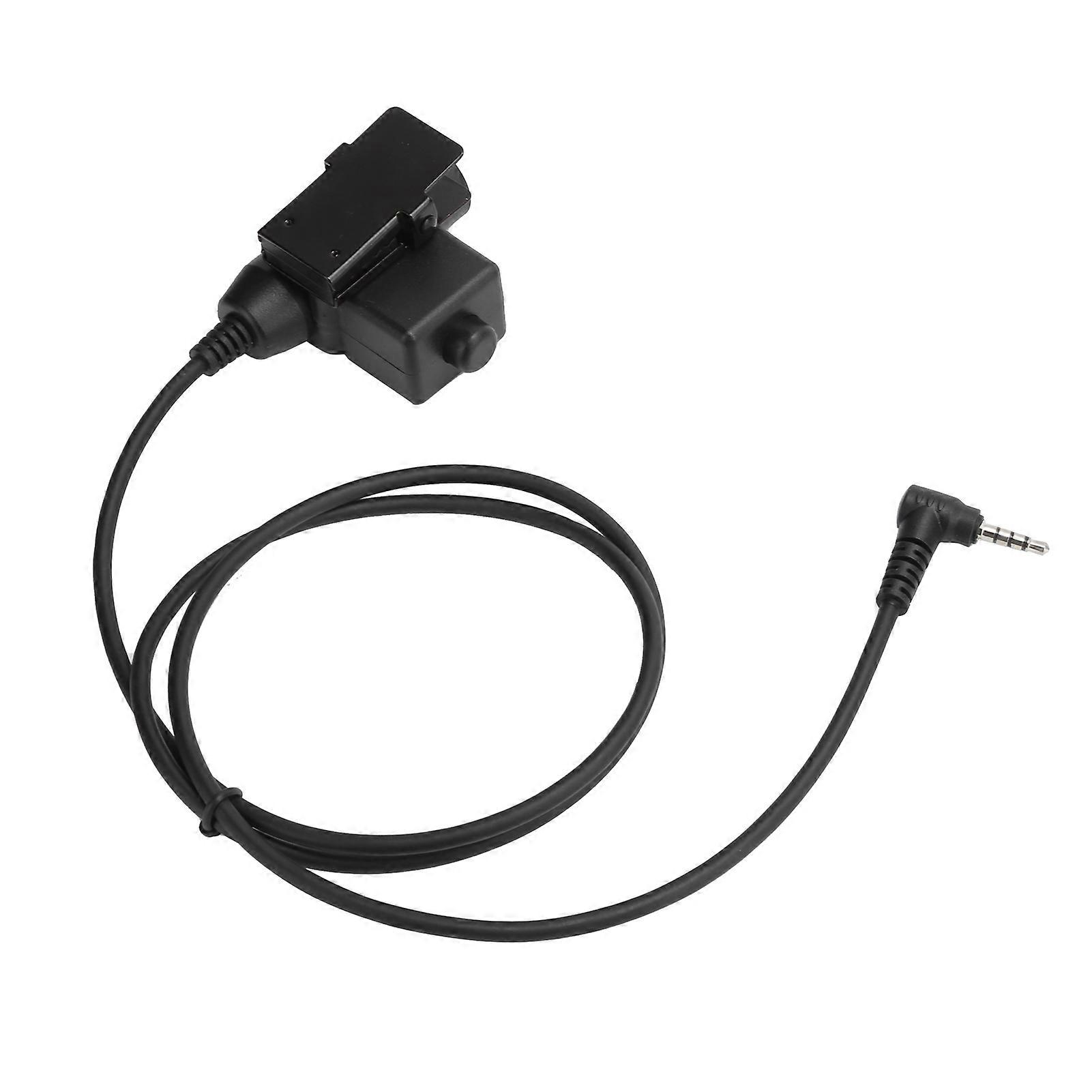 U94 PTT Cable Plug Headset Adapter for FT?60r/VX?3r/VX?2r/VX5r/VX150/VX?110/FT?60/FT1DR