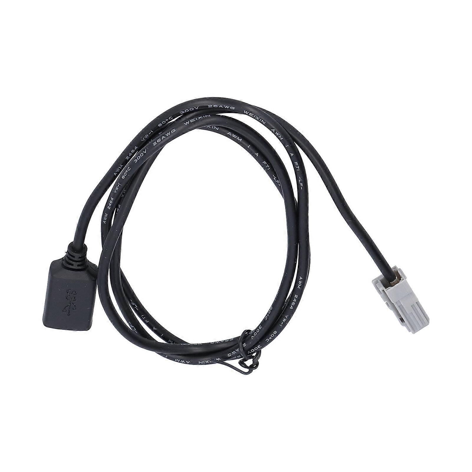 AUX USB MP3 Audio Input Cable Adapter Car Accessory for Camry/Hybrid/Prius/RAV4/Sequoia