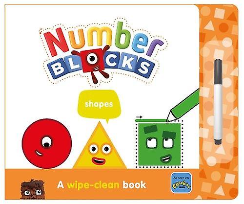Numberblocks Shapes A Wipeclean Book by Sweet Cherry Publishing Board book Book