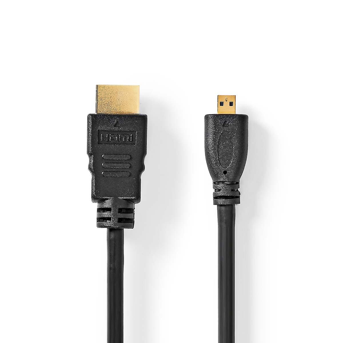 High Speed HDMI ™ Cable with Ethernet | ™ HDMI Connector | ™ HDMI Micro Connector | 4K@30Hz | 10.2 Gbps |