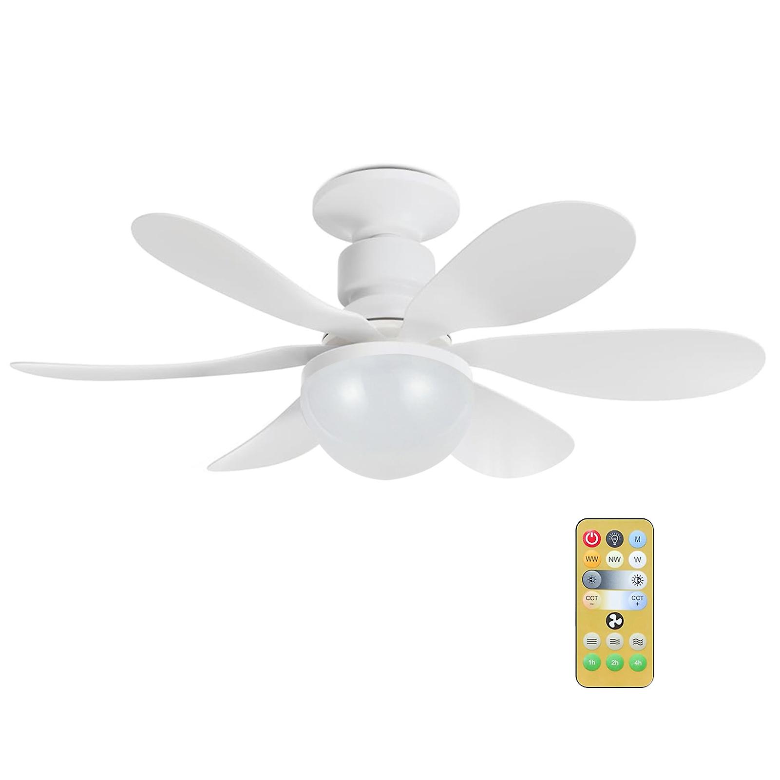 Ceiling Fan Light with Remote Control Stable Durable Electric Fan for Restaurant/Home