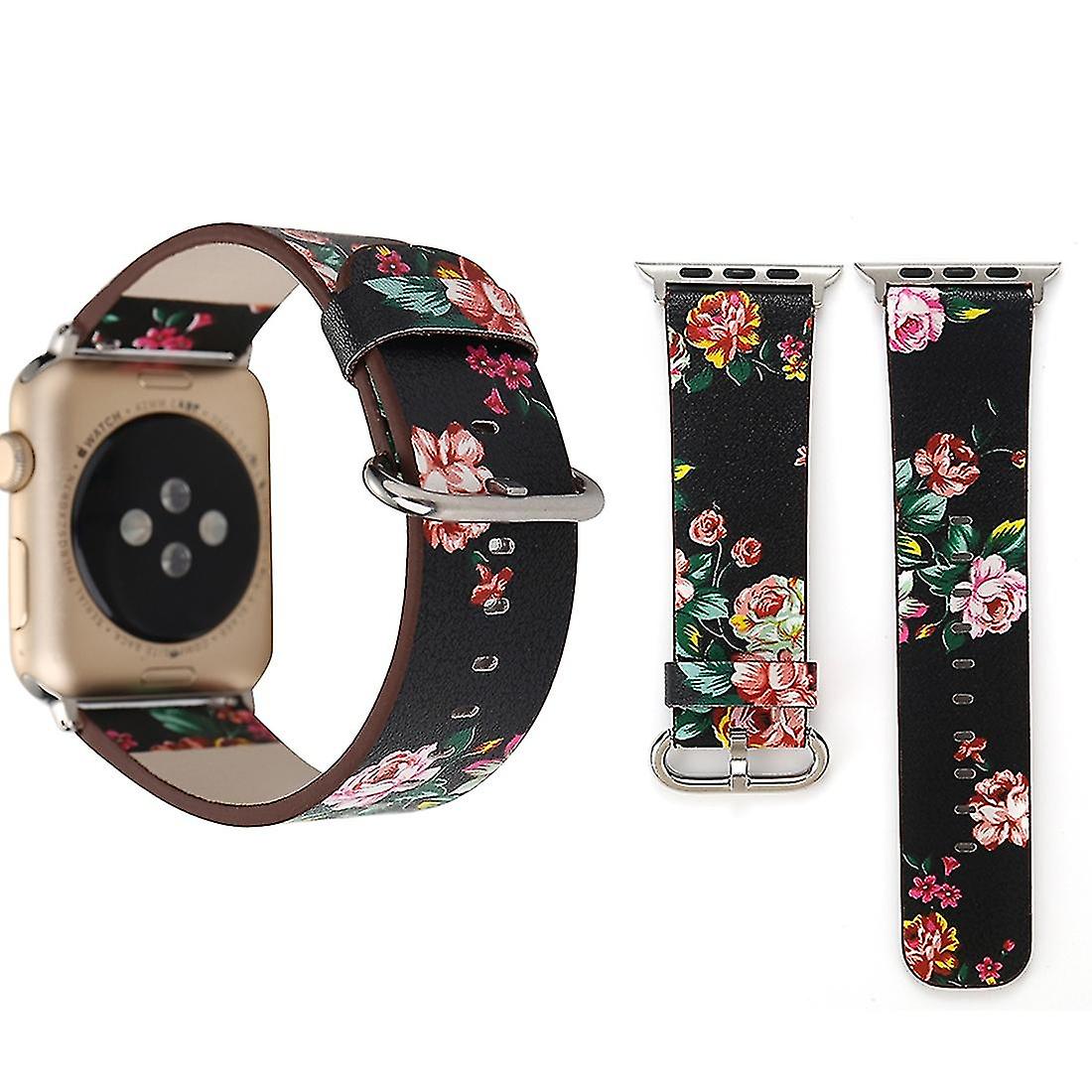 Rustic Leather Strap For Apple Watch Style 5