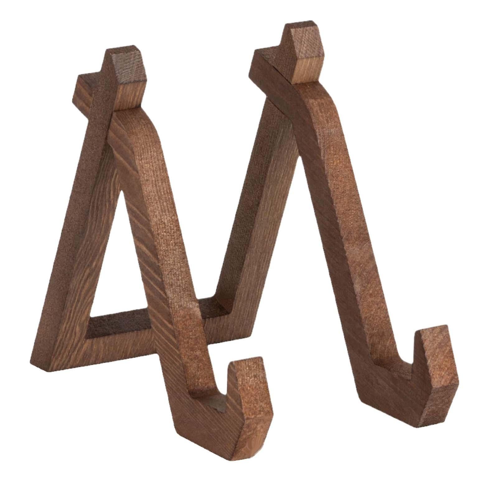 Wooden Display Stand, Plate Holder Cookbook Holder Picture Frame Stand, Book Stand Kitchen Counter Tabletop Decorative