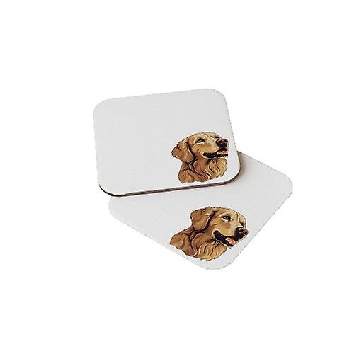 Cute Dog Design Wood Coasters Set for Gift
